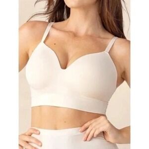 Truekind Supportive Comfort Wireless Shaping Bra XL Chai